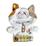 Maxbell 20cm Plush Doll Clothes Detachable Cartoon for Kids Soft Decoration Dress up White