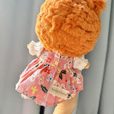 Maxbell 20cm Doll Clothes Fashion Comfortable DIY Dress up Photo Props Doll Clothing pink
