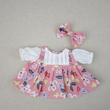 Maxbell 20cm Doll Clothes Fashion Comfortable DIY Dress up Photo Props Doll Clothing pink