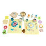 Maxbell Kids Play Kitchen Accessories and Tableware for Toddlers Girls Boys Childern