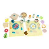 Maxbell Kids Play Kitchen Accessories and Tableware for Toddlers Girls Boys Childern