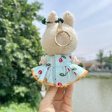 Maxbell Stuffed Doll Dress Set Doll Shoes and Hair Accessory Dress up for 17cm Dolls