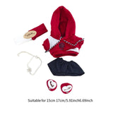 Maxbell Plush Doll Clothes Comfortable DIY Stylish Doll Clothing Doll Sweatshirt Set