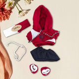 Maxbell Plush Doll Clothes Comfortable DIY Stylish Doll Clothing Doll Sweatshirt Set