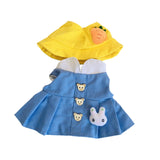 Maxbell Plush Doll Dress with Hat Clothing Soft DIY Doll Clothes for 14.96inch Dolls