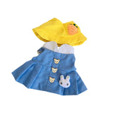 Maxbell Plush Doll Dress with Hat Clothing Soft DIY Doll Clothes for 14.96inch Dolls