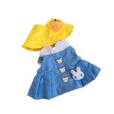 Maxbell Plush Doll Dress with Hat Clothing Soft DIY Doll Clothes for 14.96inch Dolls