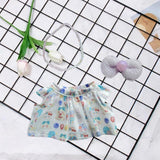 Maxbell 3 Pieces Mini Doll Clothes Set Doll Dress Outifits for Kids 17cm Plush Dolls Bunny skirt