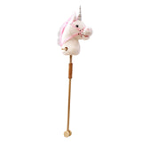 Maxbell Plush Horse Riding Stick with Realistic Sound Effects for Kids 3 Years+ Gift horse detachable