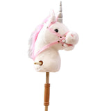 Maxbell Plush Horse Riding Stick with Realistic Sound Effects for Kids 3 Years+ Gift horse detachable