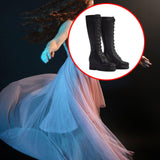 Maxbell 1/6 Scale Female Doll Shoes Action Figures Accessories for 12'' Figures Accs black