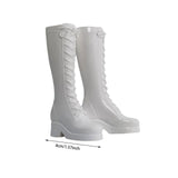 Maxbell 1/6 Scale Female Doll Shoes Action Figures Accessories for 12'' Figures Accs white
