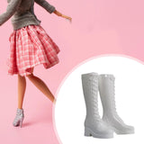 Maxbell 1/6 Scale Female Doll Shoes Action Figures Accessories for 12'' Figures Accs white