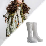 Maxbell 1/6 Scale Female Doll Shoes Action Figures Accessories for 12'' Figures Accs white