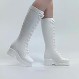 Maxbell 1/6 Scale Female Doll Shoes Action Figures Accessories for 12'' Figures Accs white