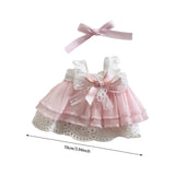 Maxbell Doll Skirt Cosplay Stuffed Doll Clothes for 15cm/17cm Pendant Keychain Dolls