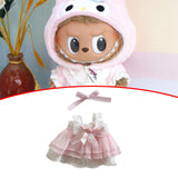 Maxbell Doll Skirt Cosplay Stuffed Doll Clothes for 15cm/17cm Pendant Keychain Dolls