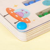 Maxbell Montessori Toys Early Educational Maze Borad for Kids 1 2 3 Years Old Travel single player