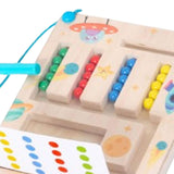 Maxbell Montessori Toys Early Educational Maze Borad for Kids 1 2 3 Years Old Travel double player