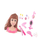 Maxbell Doll Styling Head Toy Makeup Dolls Realistic Doll Toy Set for Teens Children