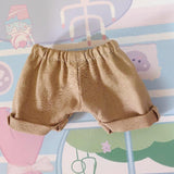 Maxbell Doll Pants Making Handmade Gifts Adorable Costume Accessories for 17cm Dolls khaki