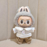 Maxbell Doll Pants Making Handmade Gifts Adorable Costume Accessories for 17cm Dolls khaki