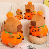 Maxbell Plush Transform Pumpkin Capybara Car Capybara Figure for Kids Gifts Children 40cm