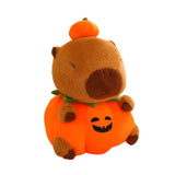 Maxbell Plush Transform Pumpkin Capybara Car Capybara Figure for Kids Gifts Children 40cm