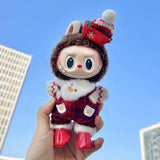 Maxbell Doll Clothes Fashion Pendant Doll Decoration with Hat Cute Doll Clothes Suit