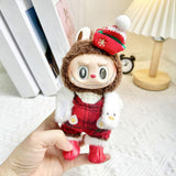 Maxbell Doll Clothes Fashion Pendant Doll Decoration with Hat Cute Doll Clothes Suit