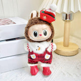 Maxbell Doll Clothes Fashion Pendant Doll Decoration with Hat Cute Doll Clothes Suit