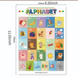 Maxbell 12x Educational Posters Wall Decor Kindergarten for Nursery Preschool School