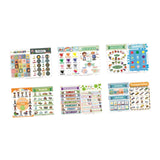 Maxbell 12x Educational Posters Wall Decor Kindergarten for Nursery Preschool School