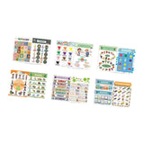 Maxbell 12x Educational Posters Wall Decor Kindergarten for Nursery Preschool School