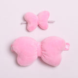 Maxbell 2x Fashion Dolls Bow Wing with Hairband Costume for 15-17cm Dolls Boy Dolls Pink