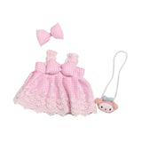 Maxbell Dolls Princess Dress Accs Dolls Dress Suit for 38cm Dolls Thanksgiving Gifts pink