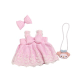 Maxbell Dolls Princess Dress Accs Dolls Dress Suit for 38cm Dolls Thanksgiving Gifts pink