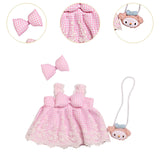 Maxbell Dolls Princess Dress Accs Dolls Dress Suit for 38cm Dolls Thanksgiving Gifts pink