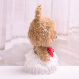 Maxbell Dolls Princess Wedding Dress with Hair Veil Girl Doll Costume for 38cm Dolls