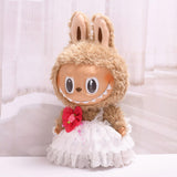 Maxbell Dolls Princess Wedding Dress with Hair Veil Girl Doll Costume for 38cm Dolls
