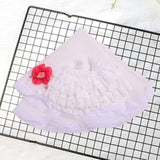 Maxbell Dolls Princess Wedding Dress with Hair Veil Girl Doll Costume for 38cm Dolls