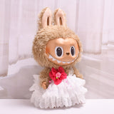 Maxbell Dolls Princess Wedding Dress with Hair Veil Girl Doll Costume for 38cm Dolls