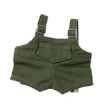 Maxbell 15cm 17cm Plush Doll Clothes Doll Pants Overall Cute DIY Photo Props Fashion green