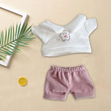Maxbell Mini 6 inch Doll Clothes Girl Doll Clothes for 15cm 17cm Doll Christmas Gift 2pcs
