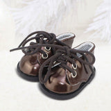 Maxbell Doll Accessory Shoes Handmade Pendant Doll Accessories Doll Square Toe Shoes