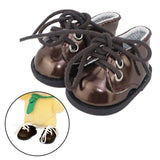 Maxbell Doll Accessory Shoes Handmade Pendant Doll Accessories Doll Square Toe Shoes