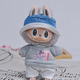 Maxbell Plush Doll Clothes for 15cm 17cm Doll Dress up DIY Soft Doll Sportswear Suit Popcorn
