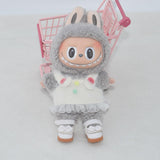 Maxbell Dolls Dress Accs Handmade Clothing for 6inch Dolls Girl Dolls New Year Gifts Beige
