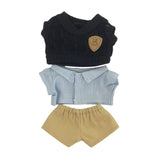 Maxbell Plush Doll Clothes Set Doll Outifit Soft Doll Accessories for 15cm 17cm Doll Administrative