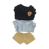 Maxbell Plush Doll Clothes Set Doll Outifit Soft Doll Accessories for 15cm 17cm Doll Administrative